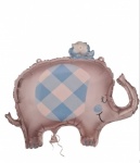 BLUE ELEPHANT GIANT FOIL BALLOON 29''